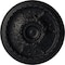 Ekena Millwork Stockport Ceiling Medallion (Fits Canopies up to 6 1/4"), Hand-Painted Steel Gray, 28"OD x 2 3/4"P CM28STSGS - alternate 1